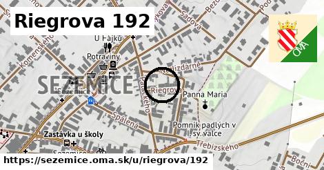 Riegrova 192, Sezemice