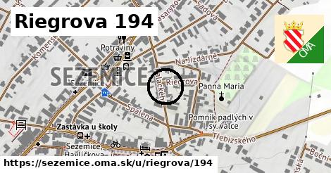 Riegrova 194, Sezemice