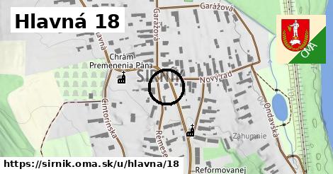 Hlavná 18, Sirník