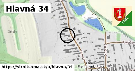 Hlavná 34, Sirník