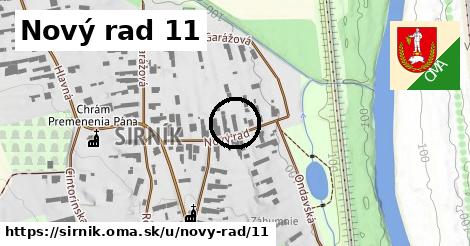 Nový rad 11, Sirník