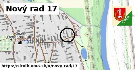 Nový rad 17, Sirník