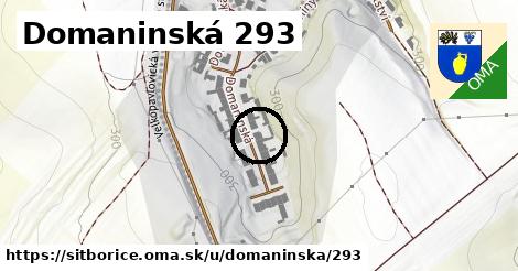 Domaninská 293, Šitbořice