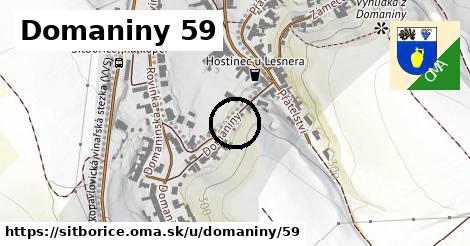 Domaniny 59, Šitbořice