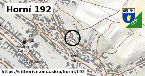 Horní 192, Šitbořice