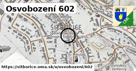 Osvobození 602, Šitbořice