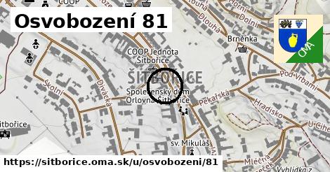 Osvobození 81, Šitbořice