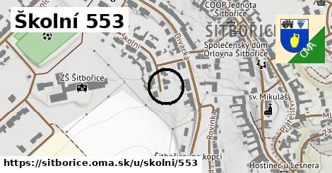 Školní 553, Šitbořice