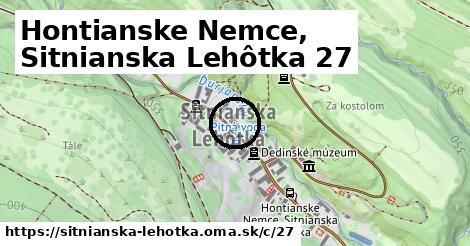 Hontianske Nemce, Sitnianska Lehôtka <span class="supisne">27</span>