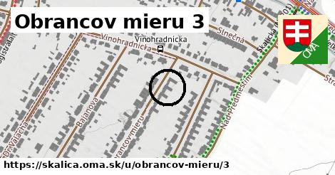 Obrancov mieru 3, Skalica