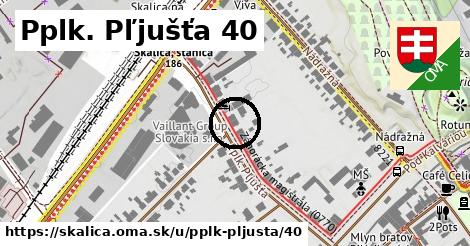 Pplk. Pľjušťa 40, Skalica