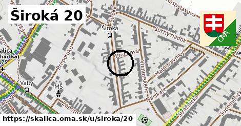 Široká 20, Skalica