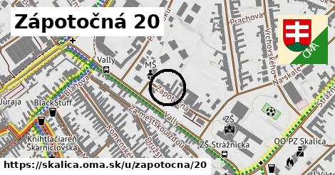 Zápotočná 20, Skalica