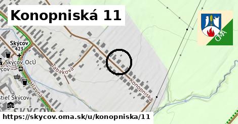 Konopniská 11, Skýcov