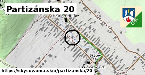 Partizánska 20, Skýcov