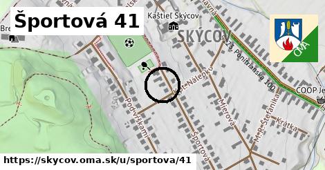 Športová 41, Skýcov