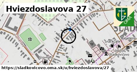 Hviezdoslavova 27, Sládkovičovo