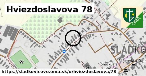 Hviezdoslavova 78, Sládkovičovo