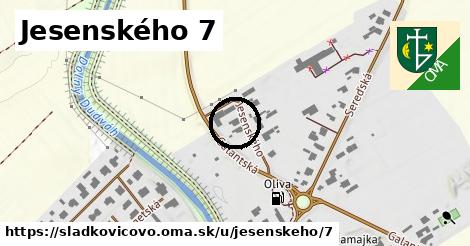 Jesenského 7, Sládkovičovo