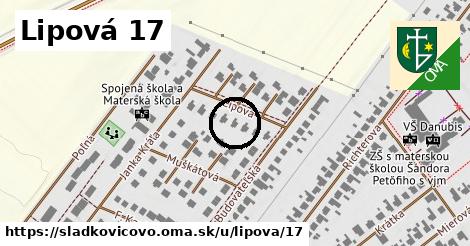 Lipová 17, Sládkovičovo