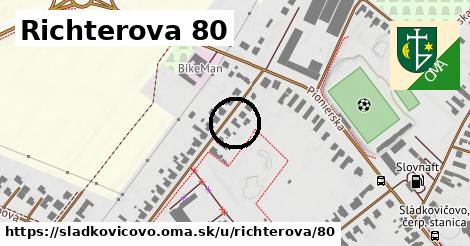 Richterova 80, Sládkovičovo