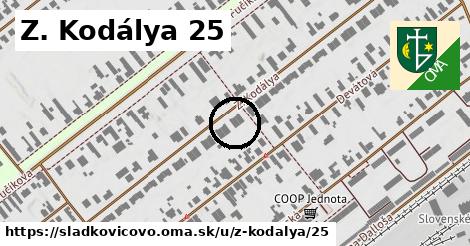 Z. Kodálya 25, Sládkovičovo