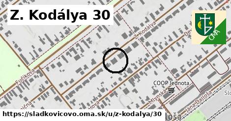 Z. Kodálya 30, Sládkovičovo