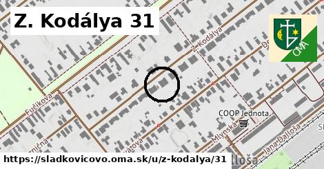 Z. Kodálya 31, Sládkovičovo