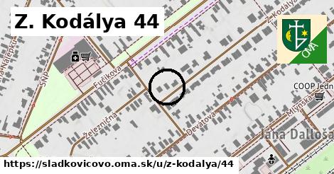 Z. Kodálya 44, Sládkovičovo