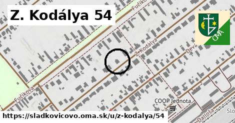 Z. Kodálya 54, Sládkovičovo