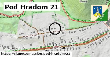 Pod Hradom 21, Slanec