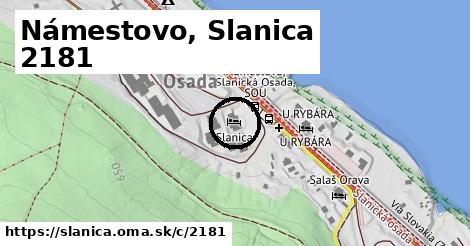 Námestovo, Slanica <span class="supisne">2181</span>