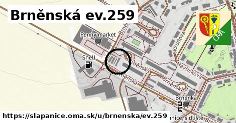 Brněnská ev.259, Šlapanice