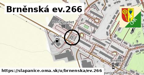 Brněnská ev.266, Šlapanice