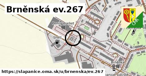 Brněnská ev.267, Šlapanice