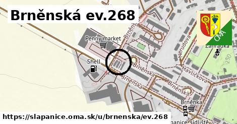 Brněnská ev.268, Šlapanice