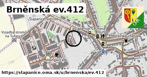 Brněnská ev.412, Šlapanice