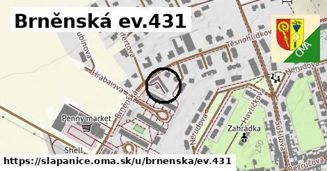 Brněnská ev.431, Šlapanice