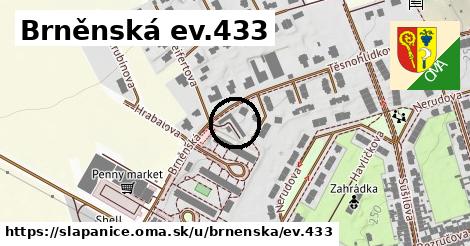 Brněnská ev.433, Šlapanice