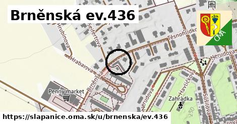 Brněnská ev.436, Šlapanice