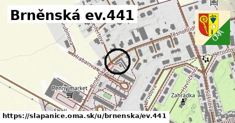 Brněnská ev.441, Šlapanice