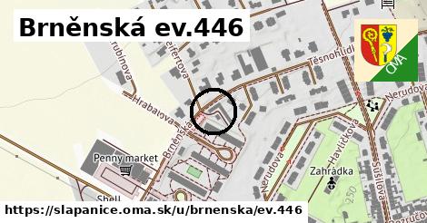 Brněnská ev.446, Šlapanice