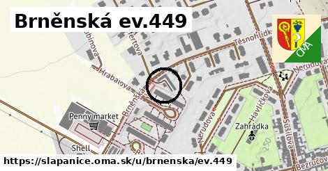 Brněnská ev.449, Šlapanice