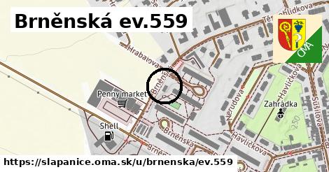 Brněnská ev.559, Šlapanice