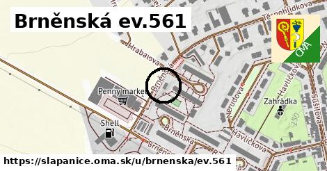 Brněnská ev.561, Šlapanice