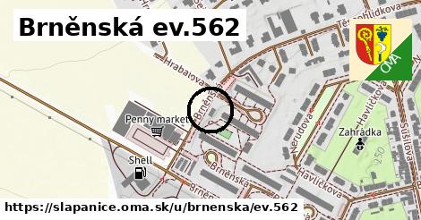 Brněnská ev.562, Šlapanice