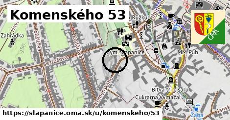 Komenského 53, Šlapanice