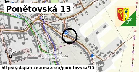 Ponětovská 13, Šlapanice