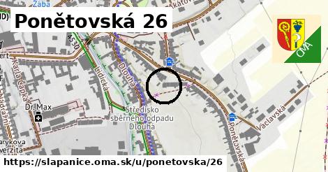 Ponětovská 26, Šlapanice