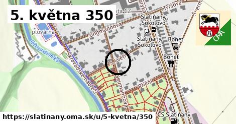 5. května 350, Slatiňany